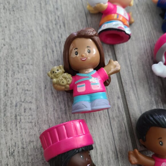 Fisher-Price Little People Career & Play Figures Lot – Set of 8 Kids - Picture 4 of 5